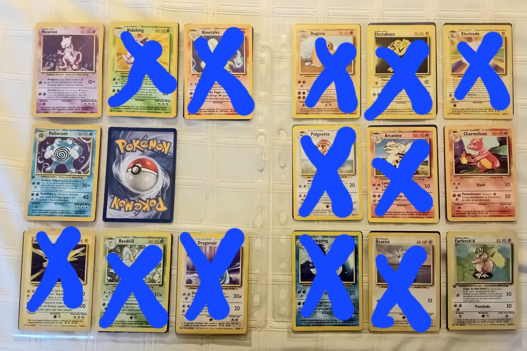 Cartas Pokémon Base Set 1999 (NOVOS PREÇOS EM BAIXO))