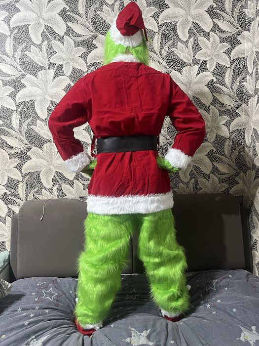 Люксовий костюм грінч гринч для аніматора для дорослого