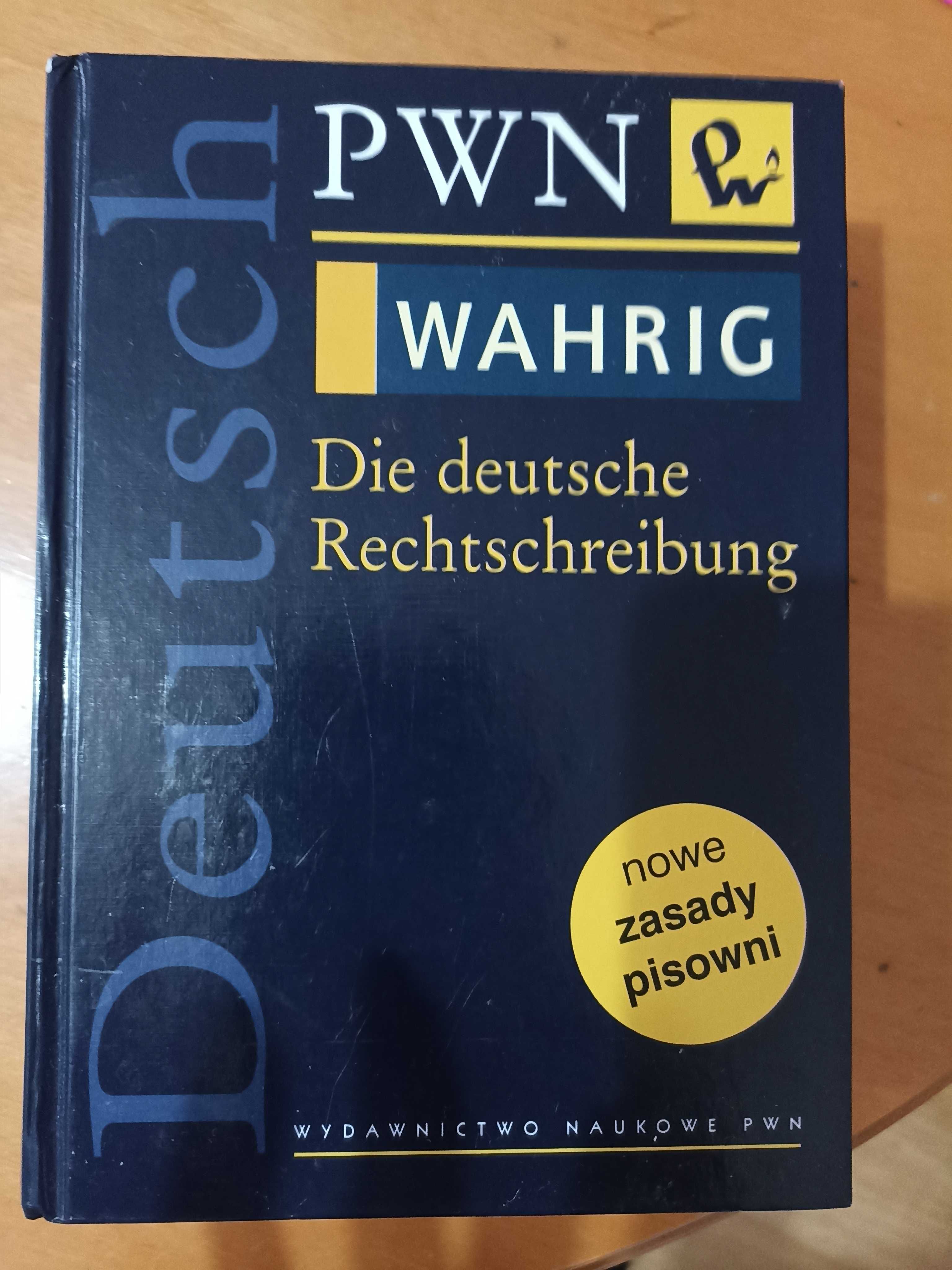 Słownik języka niemieckiego "Die deutsche Rechtschreibung" PWN