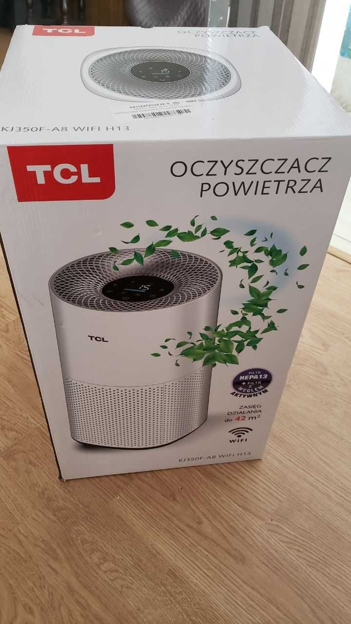 Oczyszczacz powietrza TCL KJ350 24mc gwarancja HEPA13 + Filtr węglowy