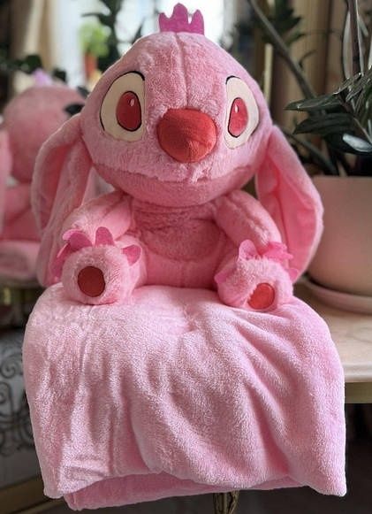 Плед-подушка игрушка 3в1 Стич  40см