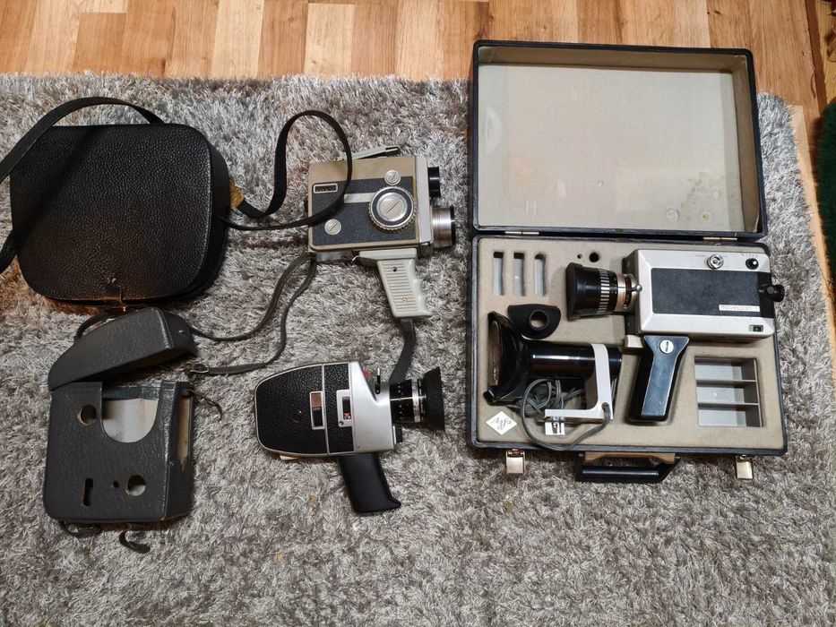 Kamera 8mm zestaw kamer Bauer Agfa Movexoom Eumig C5