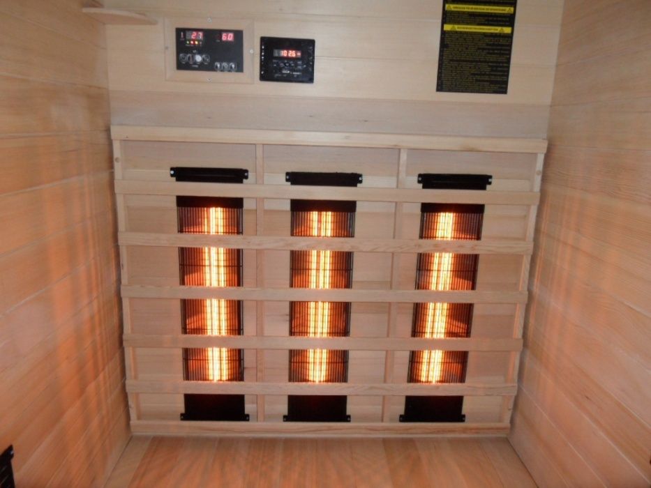 Sauna infrared Oslo prom. kwarcowe lub ceramiczne 2os sauny fińska