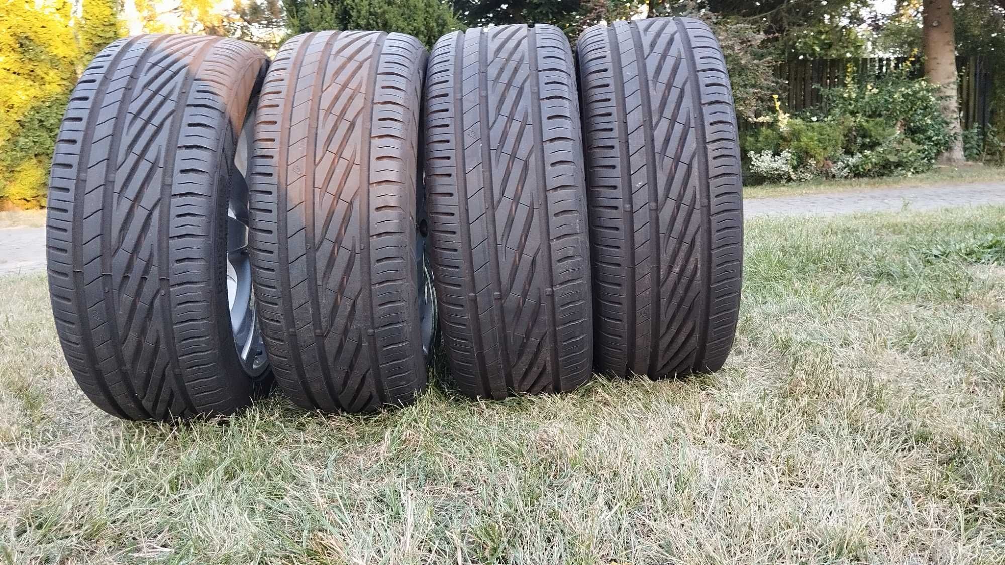 Felgi aluminiowe 17" Mercedes + opony letnie Uniroyal 225/45/17 2024r