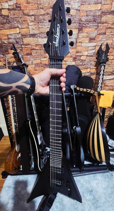 Guitarra elétrica Jackson JS22-7 RR Satin Black