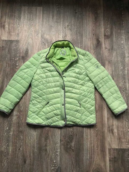 Мікропуховик демісезонний plus size