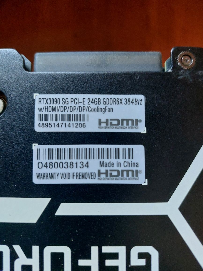 Видеокарта rtx 3090 24gb