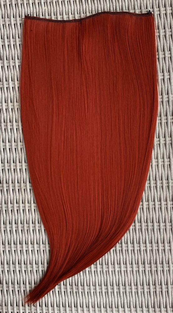 Włosy doczepiane, czerwony, flip in, hairband ( 135 )