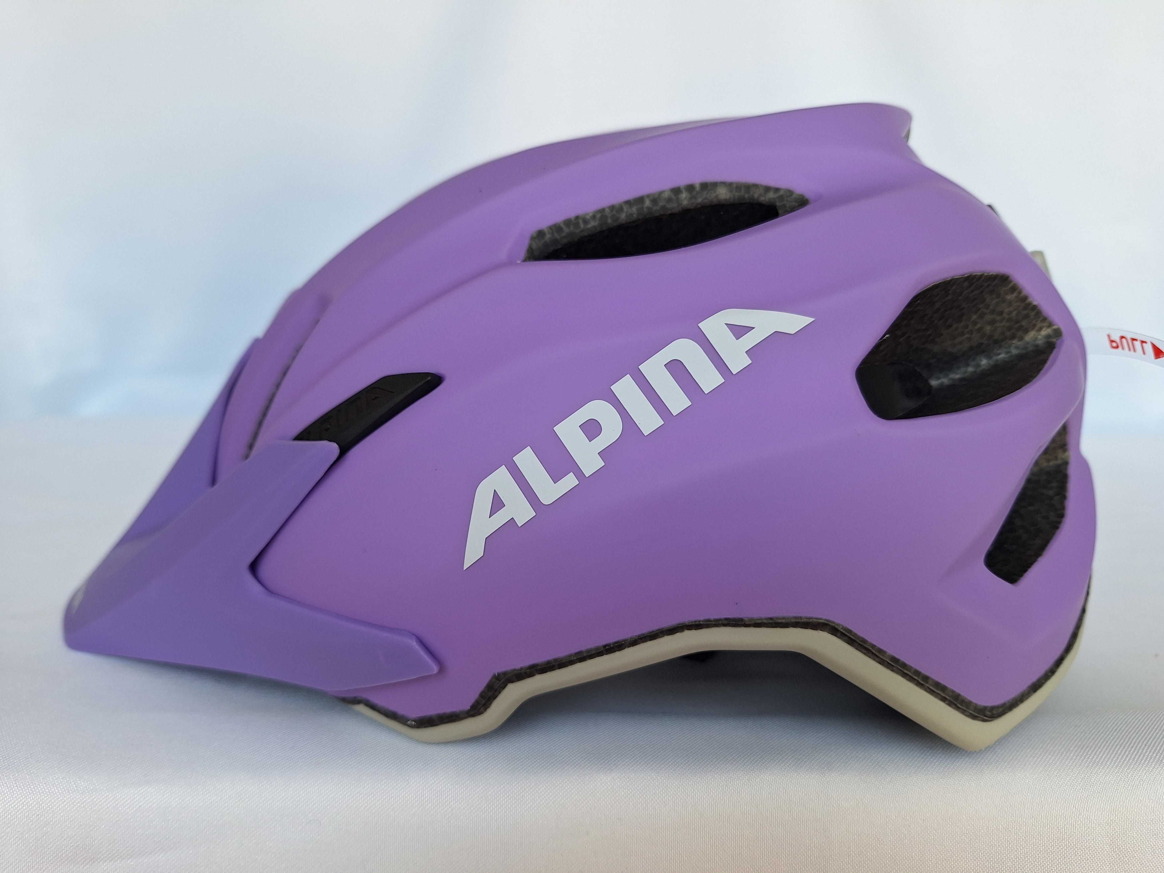 Kask rowerowy Alpina Carapax Jr Flash Purple Matt S/M 51-56cm