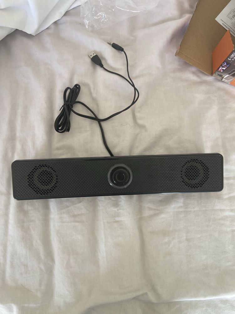 monitor asus, box tv e soundbar