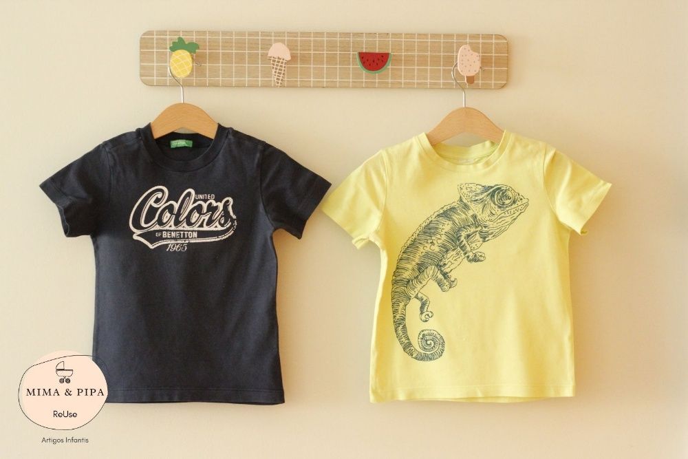Lote de 9 tshirts 18/24 meses