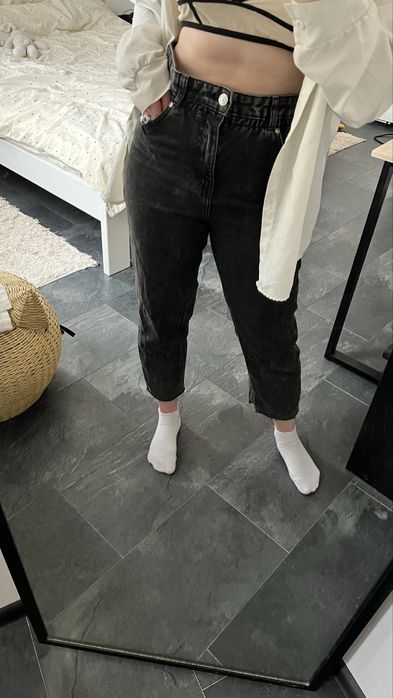 Джинси сірі Bershka