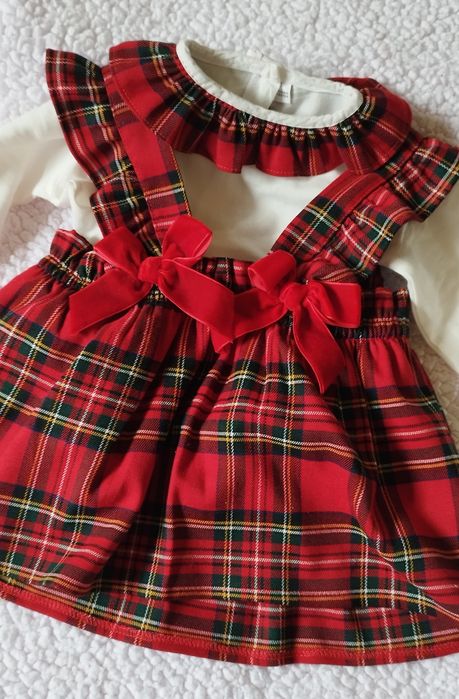 Conjunto de bebê menina de algodão para 6 meses novo