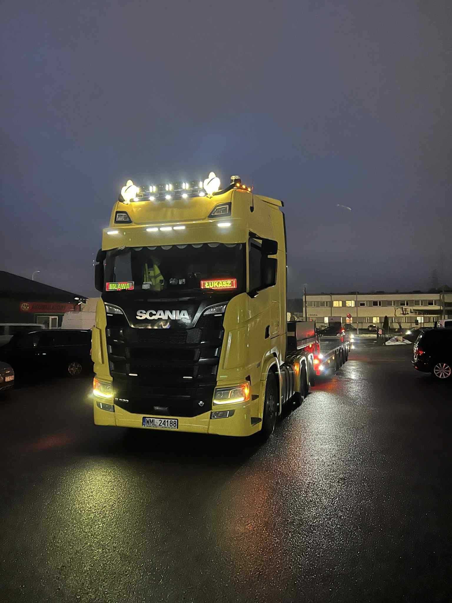 SCANIA S520 BOOGIE uszkodzony silnik 2018rok