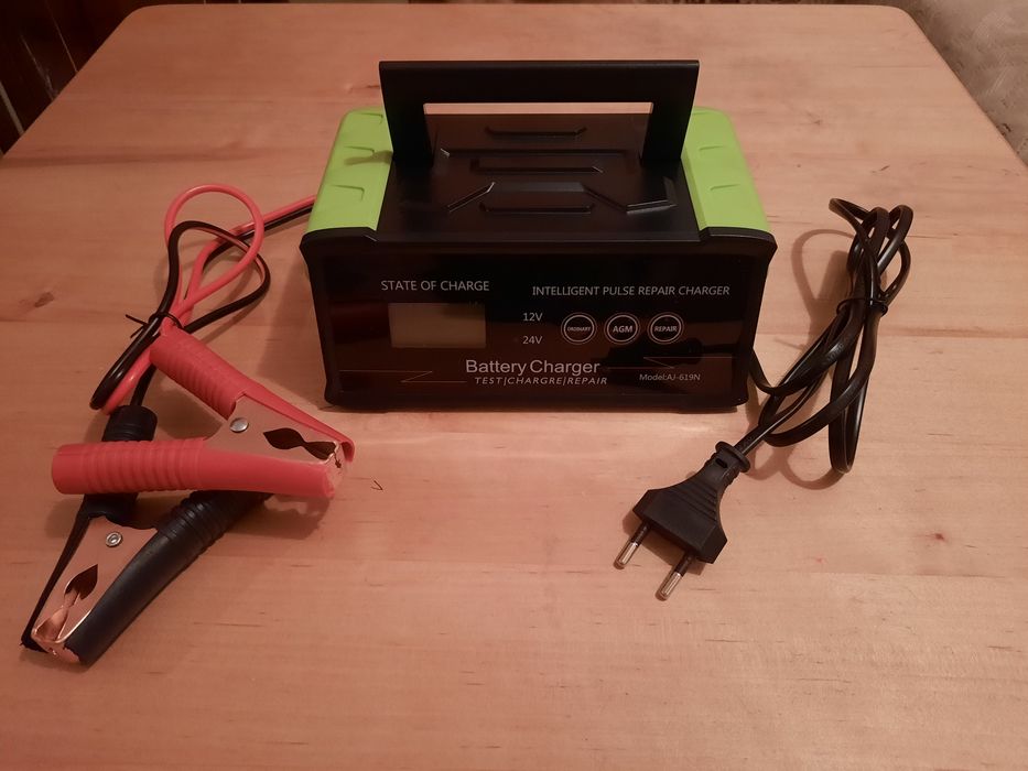 Зарядка для аккумулятора, зарядний пристрій для АКБ 400W, 12V-30A, 24V