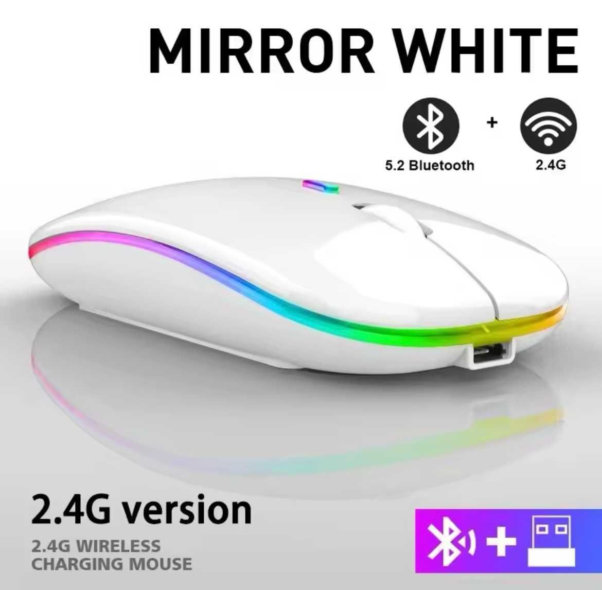 MYSZ Myszka Bezprzewodowa LED płaska +Bluetooth