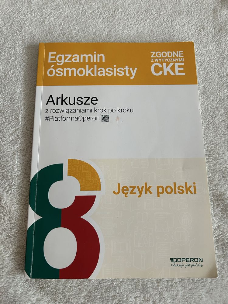 egzamin ósmoklasisty język polski arkusze z rozwiązaniami wyd.  Operon