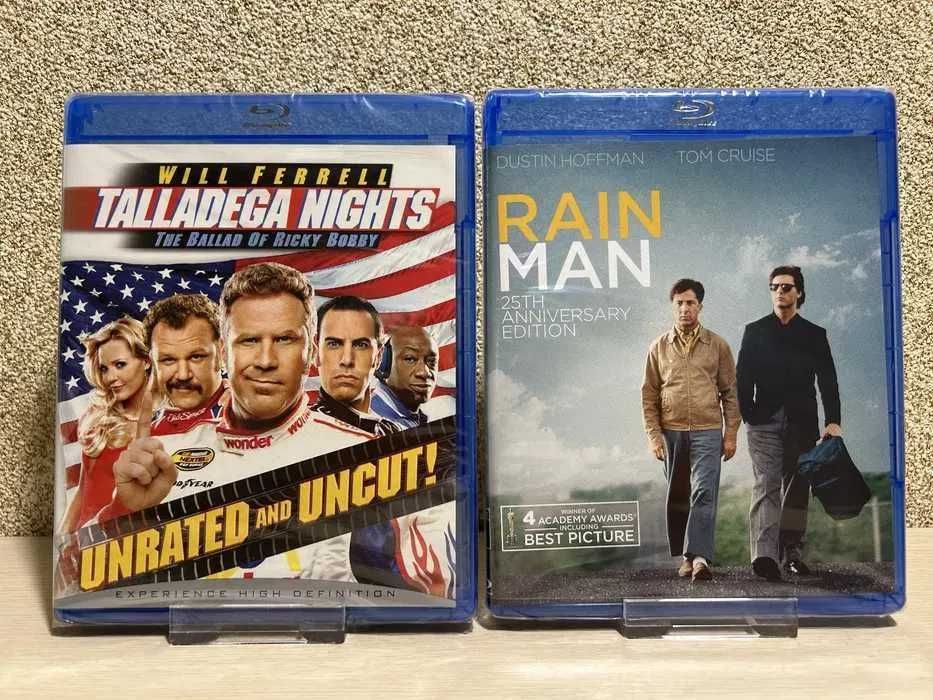 Blu-ray диски  Неверная /Фокус /Человек дождя с переводом.