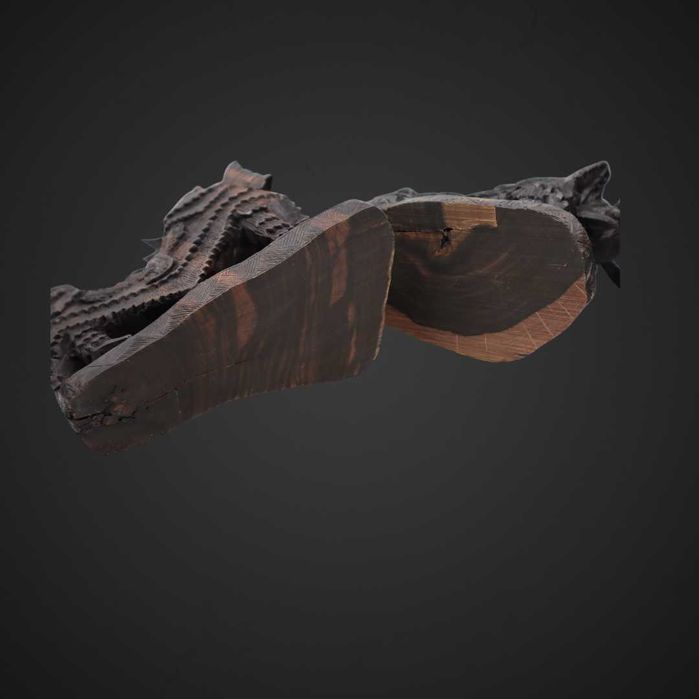 Ręcznie rzeźbione figurki przedstawiające smoki 2 SZT  B5/040575