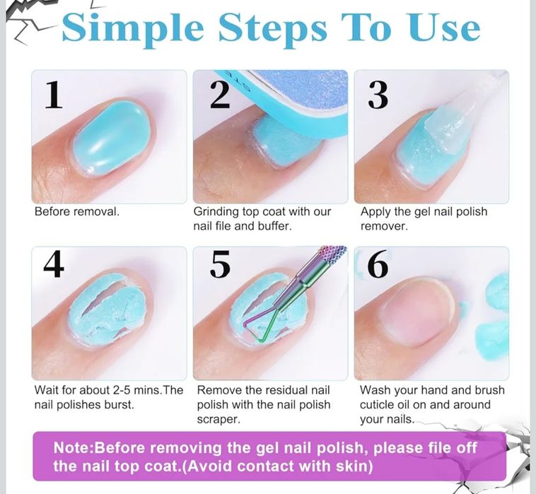 Środek do usuwania lakieru do paznokci