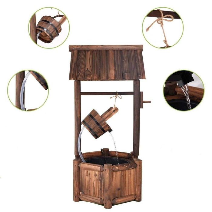 Fontanna ogrodowa z pompą elektryczną Costway