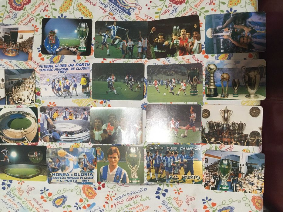 Coleção 36 calendários Futebol Clube Porto 1987