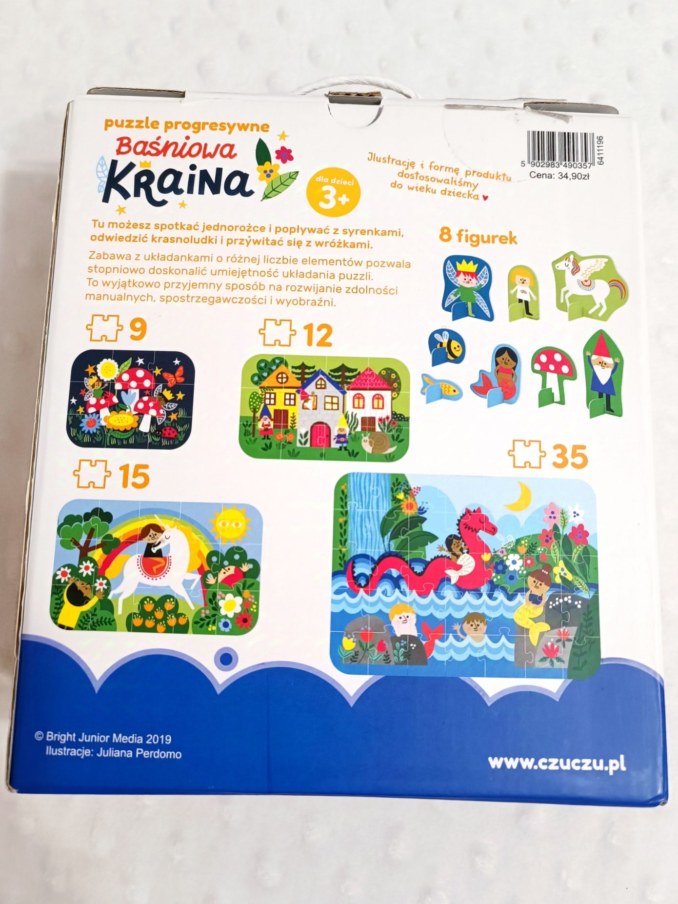 Puzzle progresywne Czu czu, Baśniowa kraina, układanka
