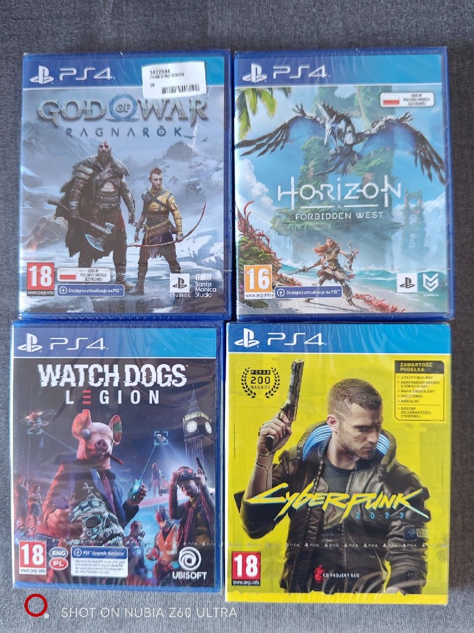 PlayStation 4 Slim pady plus gry