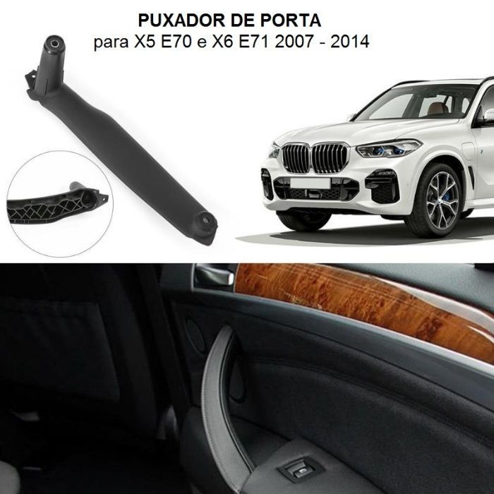 Puxador porta BMW SÉRIE 3/4/5/7 E90 F30 F32 E60 F10 G30 X1 X3 X4 X5 X6