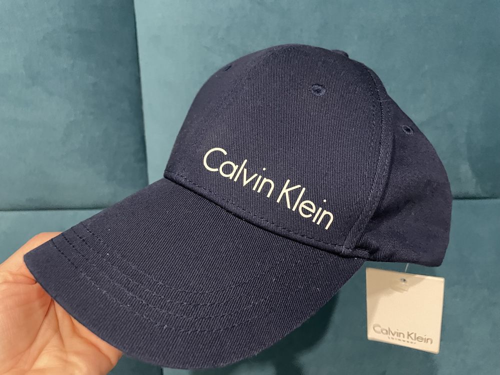 Ck calvin Klein dżokejka czapka cup z daszkiem granatowa unisex