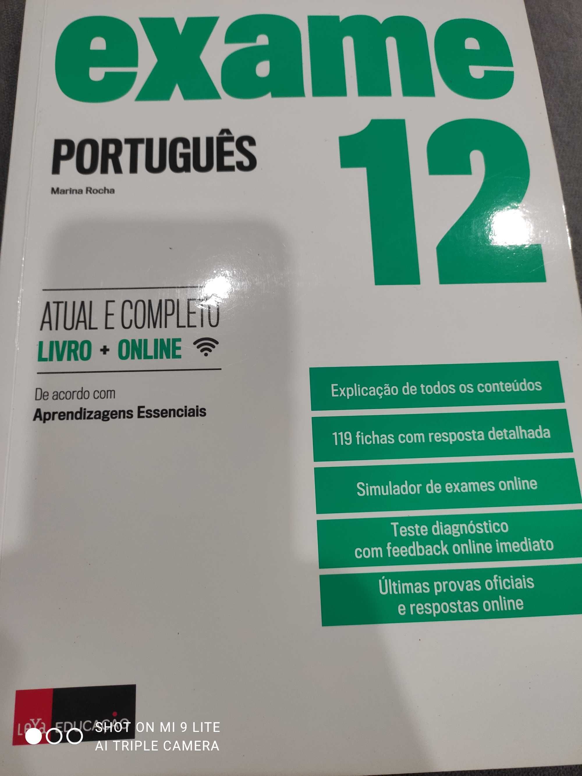 Livros Escolar exame de português