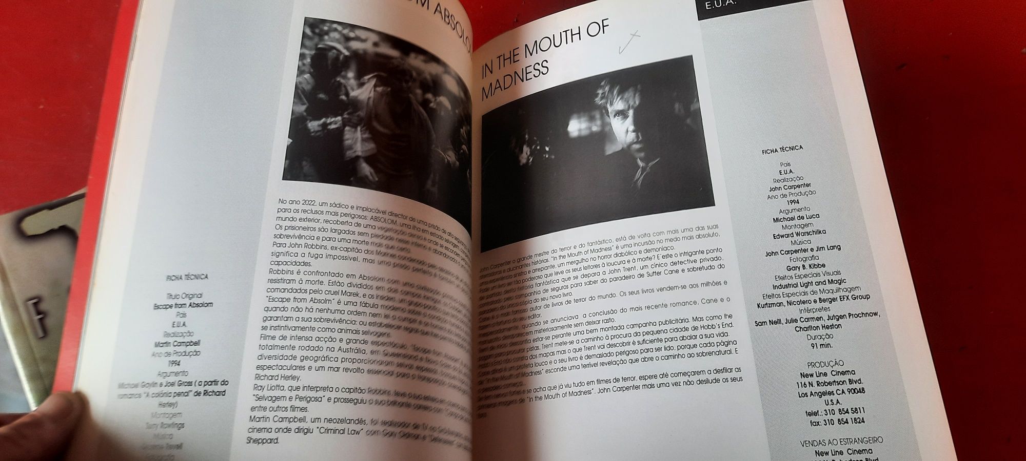 Catálogos do festival de cinema fantástico FANTASPORTO