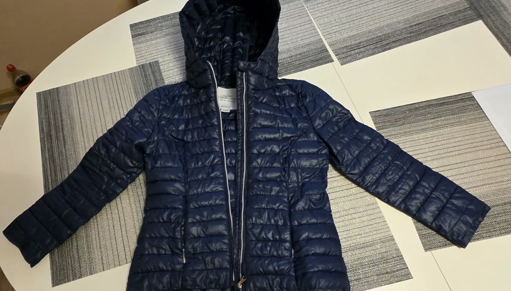 Kurtka wiosenno - jesienna na dziewczynkę, rozmiar 128