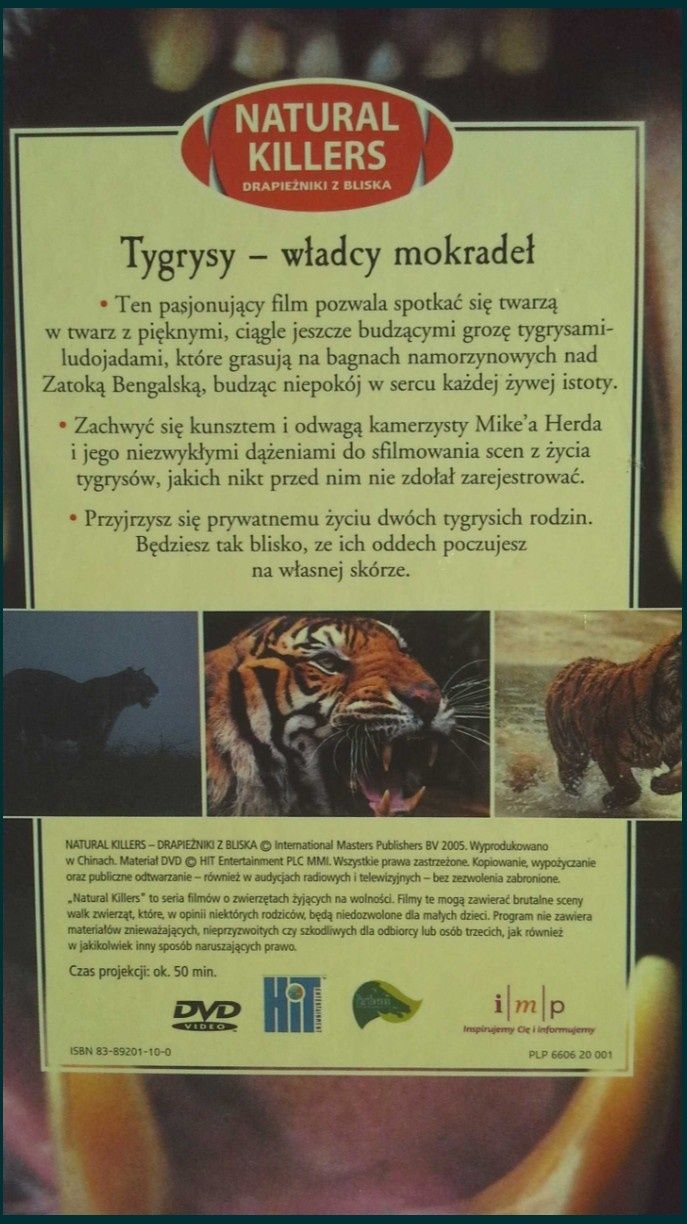 Tygrysy władcy mokradeł - film na DVD