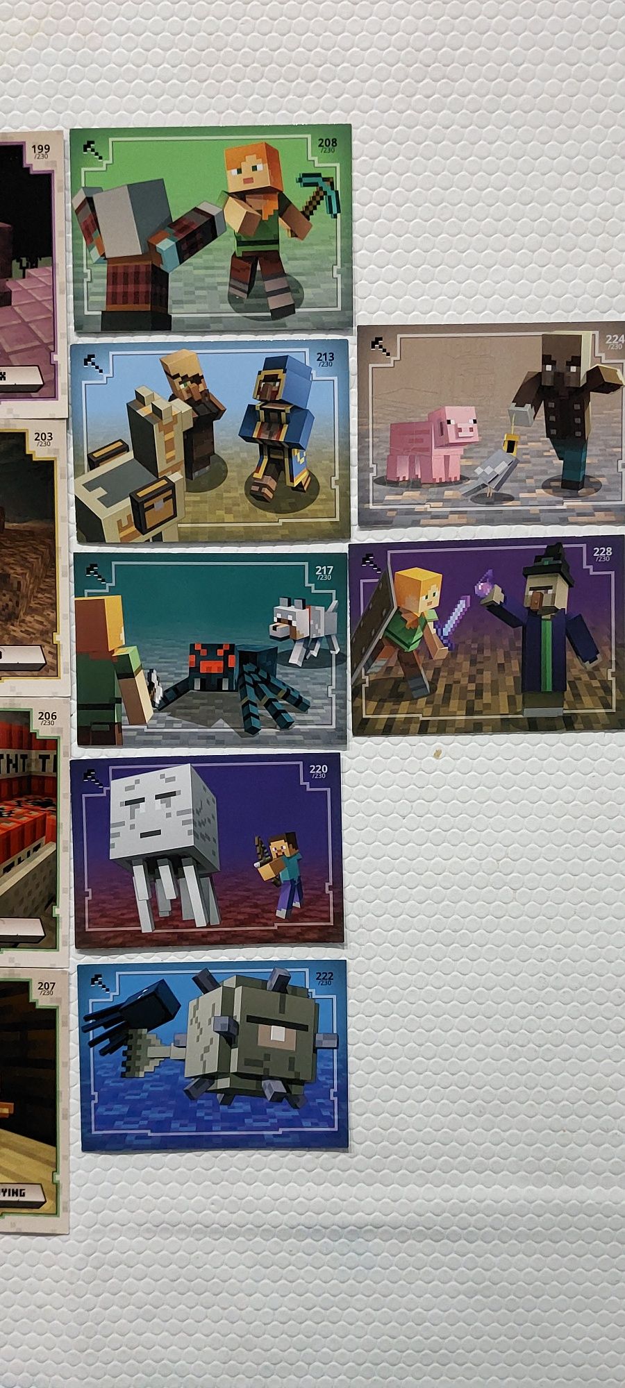 Cartas Minecraft + Capa Arquivadora com 80 Cartas Novas