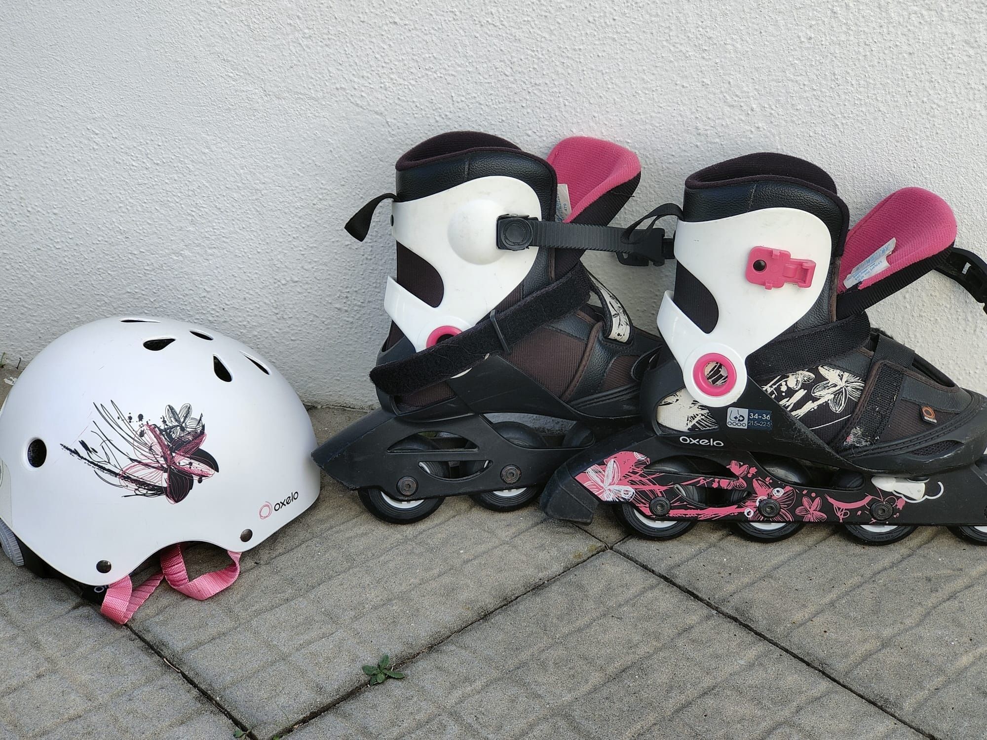 Patins em linha + Capacete