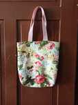 Torebka na zakupy Shopper Handmade Kolorowe Kwiaty