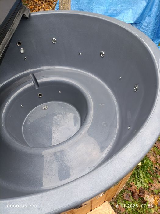 Balia ogrodowa Bania spa jacuzzi hydromasaż areomasaż 225 cm