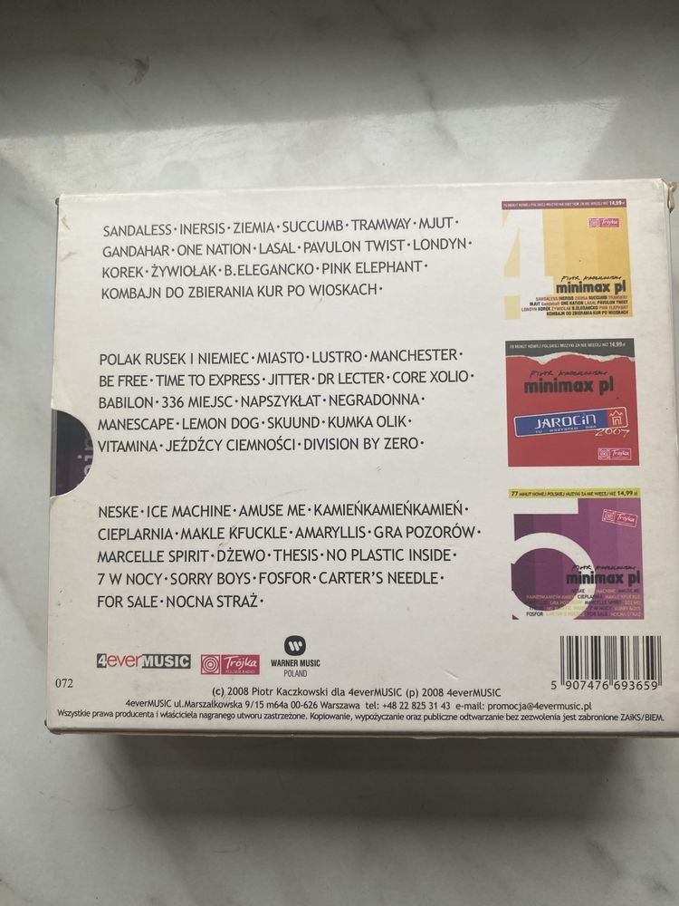 Płyty CD Składanka 3szt. Minimax