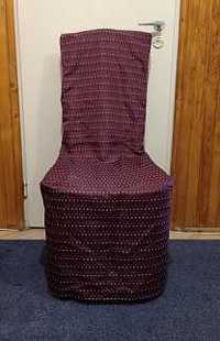 4 pokrowce na krzesła piękny materiał ochraniacze krzesła krzesło