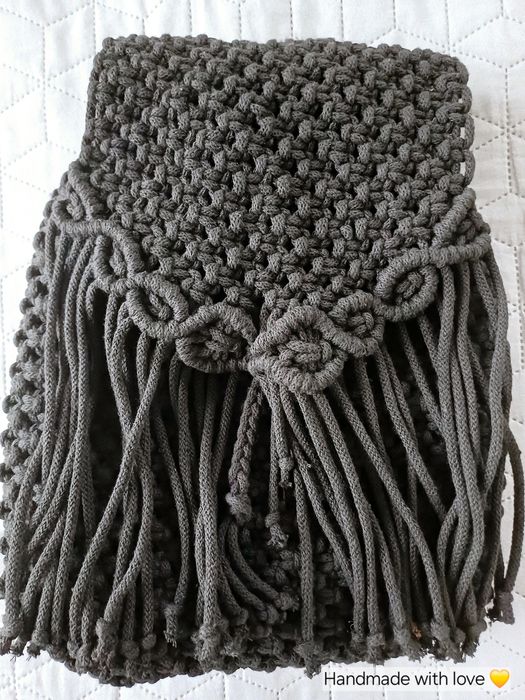 Eco Plecaczek z Makramy - Handmade w stylu Boho