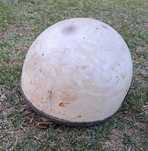 Stary kask motocyklowy   PRL