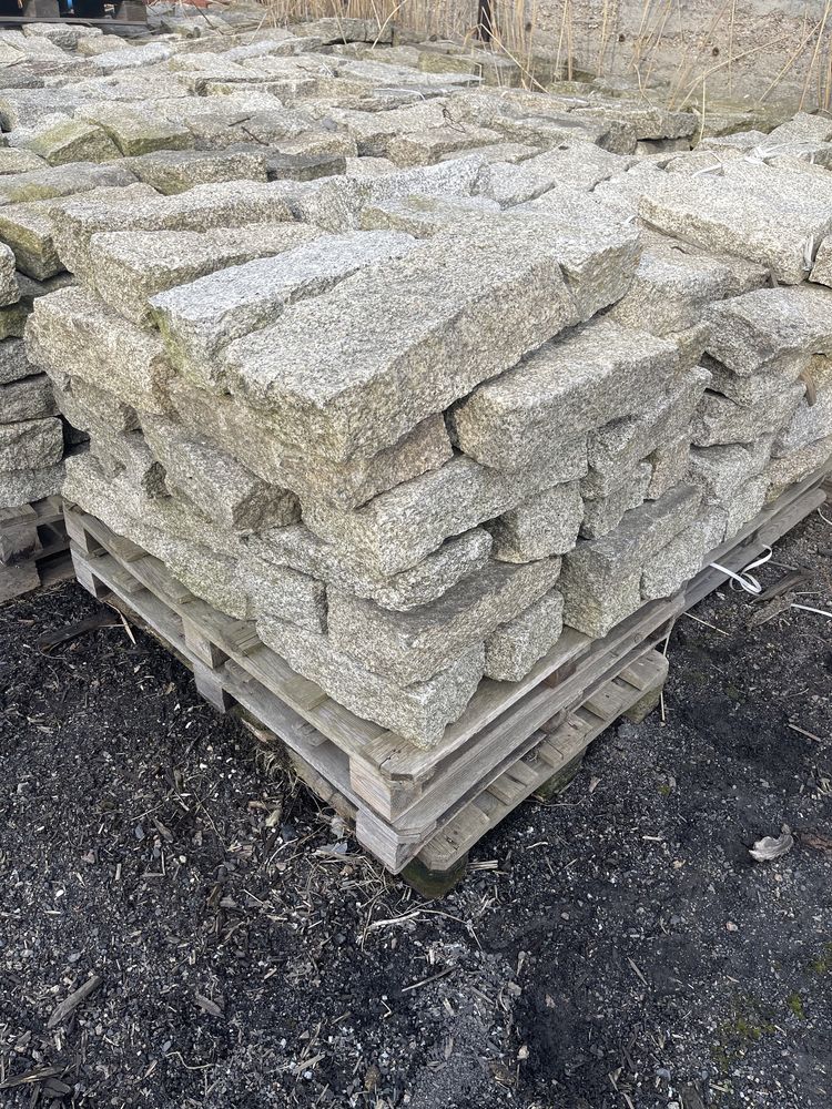 Kamień murowy granitowy obrzeże granitowe granit 40x20x10