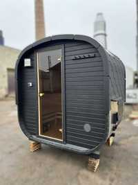 Transport w CENIE!!! KOMPLETNA MINI Sauna Ogrodowa KWADRAT 2m x 2,2m