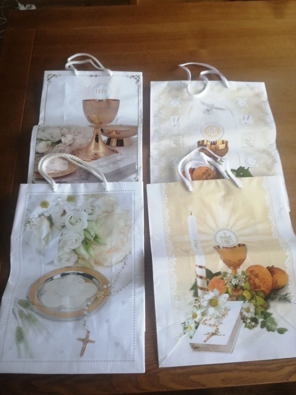4 torebki papierowe prezentowe Pierwsza Komunia