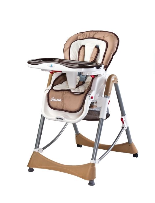 Krzesełko fotel do karmienia Caretero Bistro beżowe