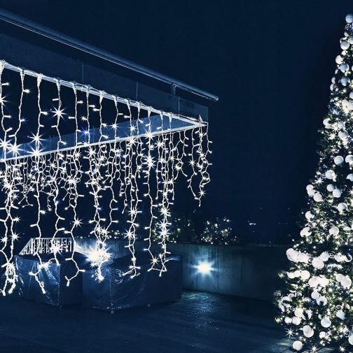Sople 500LED światełka świąteczne lampki zewnętrzne na dom