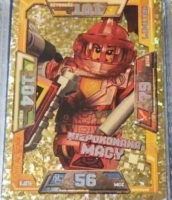 Karta Limitowana kolekcjonerska Złota       LEGO NEXO KNIGHTS