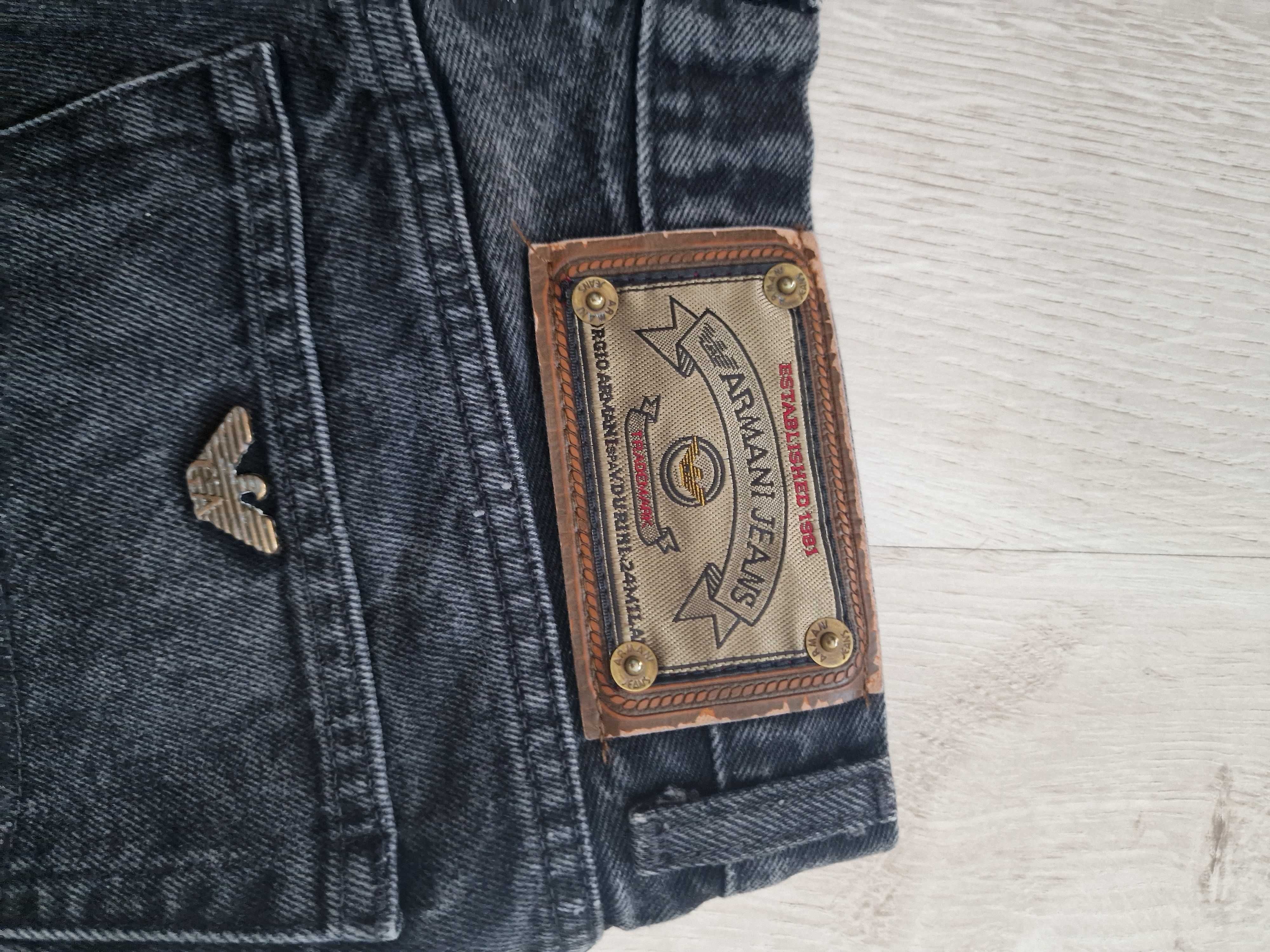 Spodnie Armani Jeans vinatage, postarzane