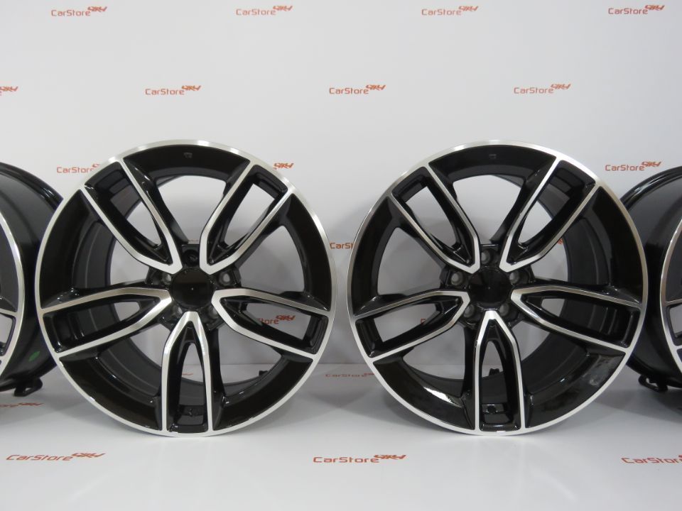 Jantes  Look Mercedes  Cla 18 8 et 45 5x112  PRetas + Polidas